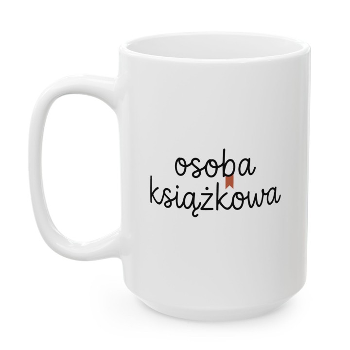 Kubek Osoba Książkowa – Prezent dla Mola Książkowego i Czytelnika
