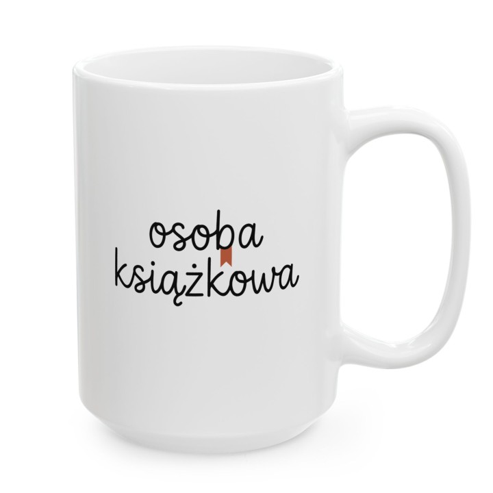 Kubek Osoba Książkowa – Prezent dla Mola Książkowego i Czytelnika