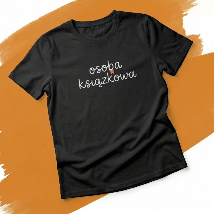 Koszulka z nadrukiem „Osoba książkowa” dla czytelnika | Wręcz Wspaniale