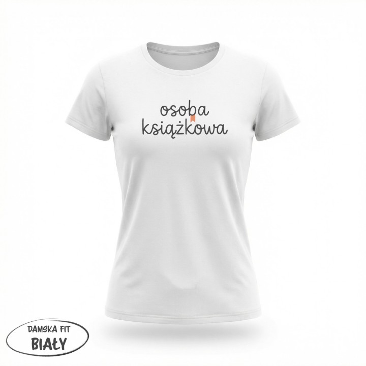 Koszulka z nadrukiem „Osoba książkowa” dla czytelnika | Wręcz Wspaniale