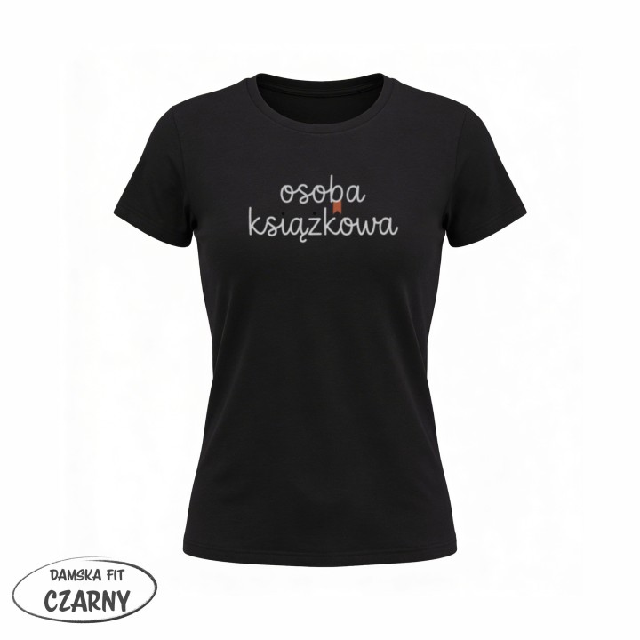 Koszulka z nadrukiem „Osoba książkowa” dla czytelnika | Wręcz Wspaniale
