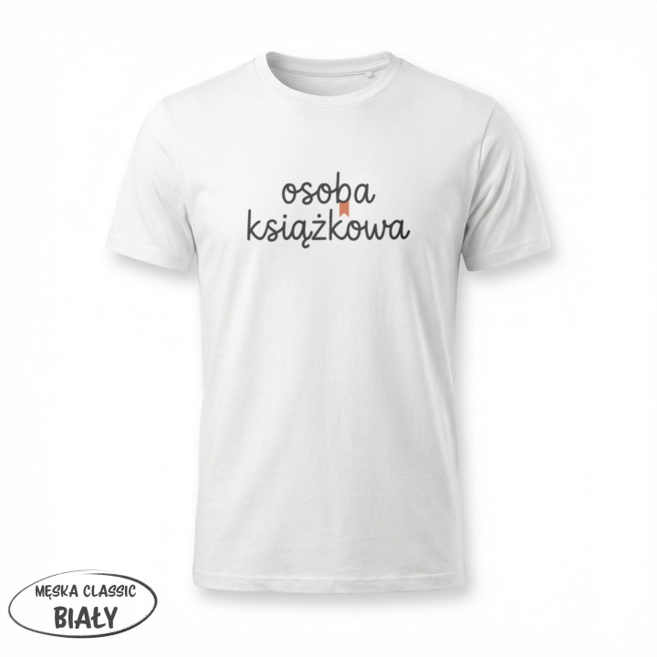 Koszulka z nadrukiem „Osoba książkowa” dla czytelnika | Wręcz Wspaniale
