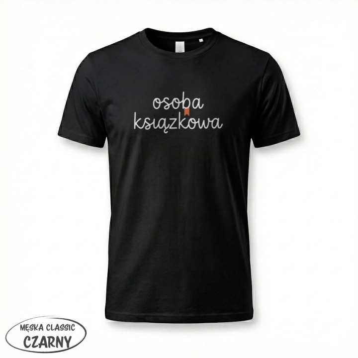Koszulka z nadrukiem „Osoba książkowa” dla czytelnika | Wręcz Wspaniale