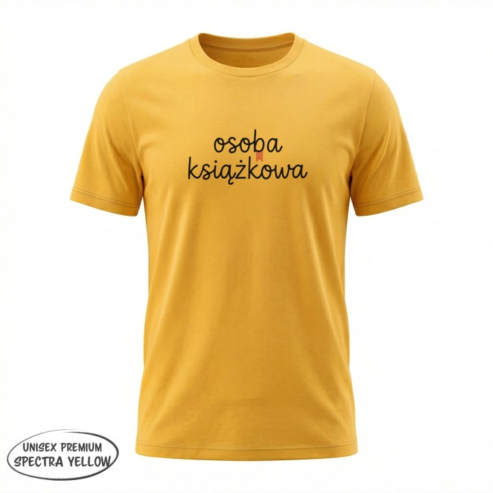 Koszulka z nadrukiem „Osoba książkowa” dla czytelnika | Wręcz Wspaniale