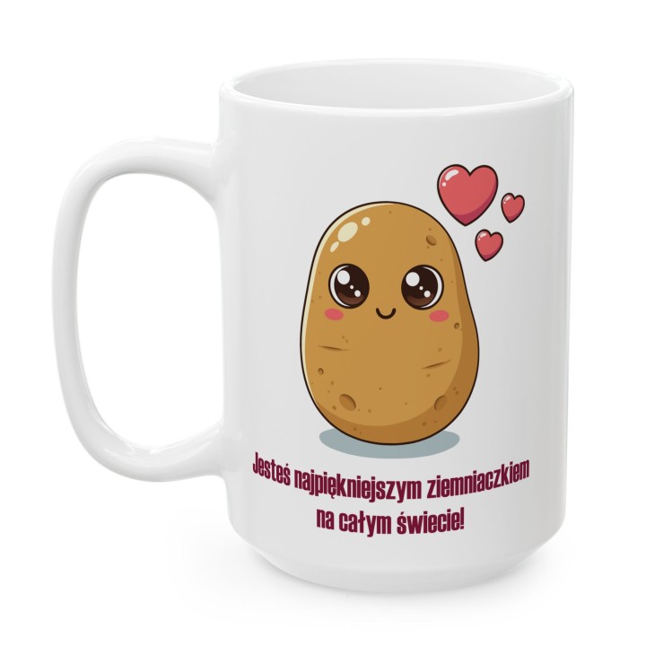 Kubek z nadrukiem „Najpiękniejszy ziemniaczek” - uroczy prezent na Walentynki i rocznicę