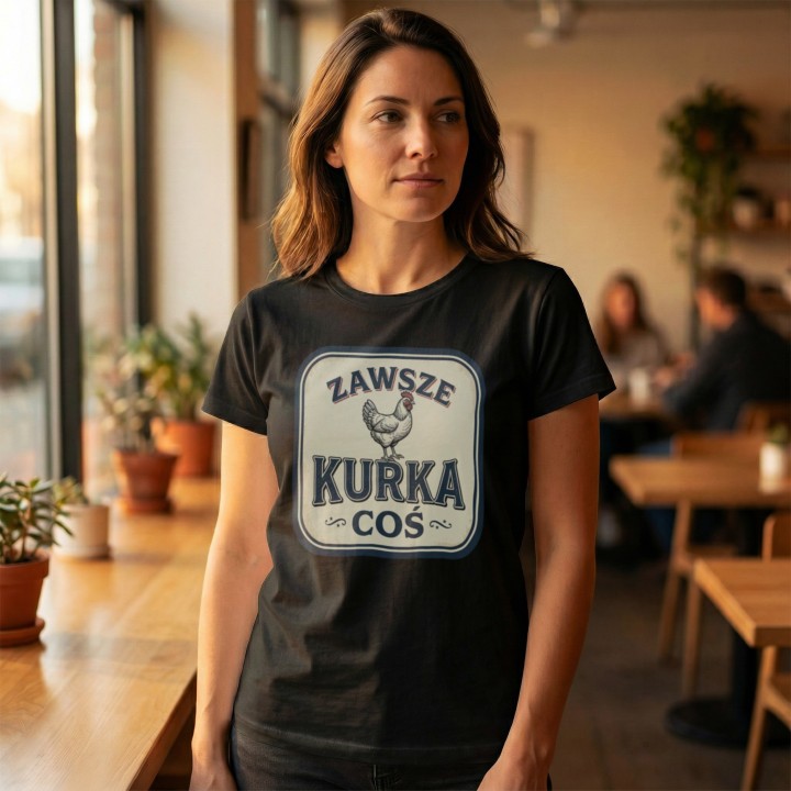 Koszulka Zły Kaktus Zawsze Kurwa Coś | T-shirt z kaktusem damski męski