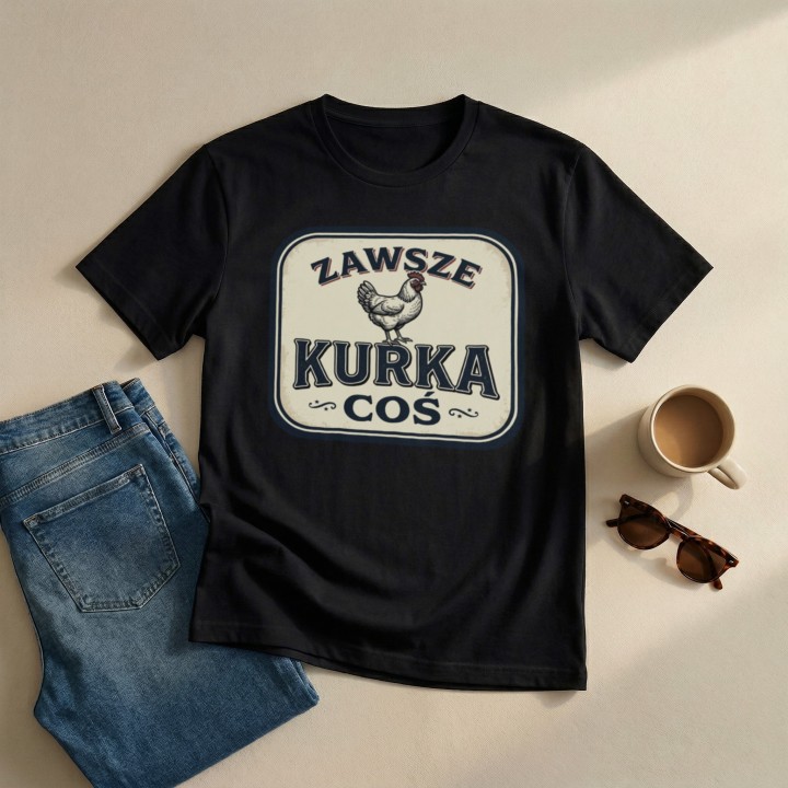 Koszulka Zły Kaktus Zawsze Kurwa Coś | T-shirt z kaktusem damski męski