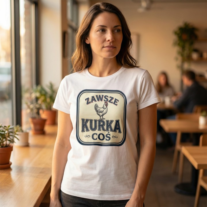 Koszulka Zły Kaktus Zawsze Kurwa Coś | T-shirt z kaktusem damski męski