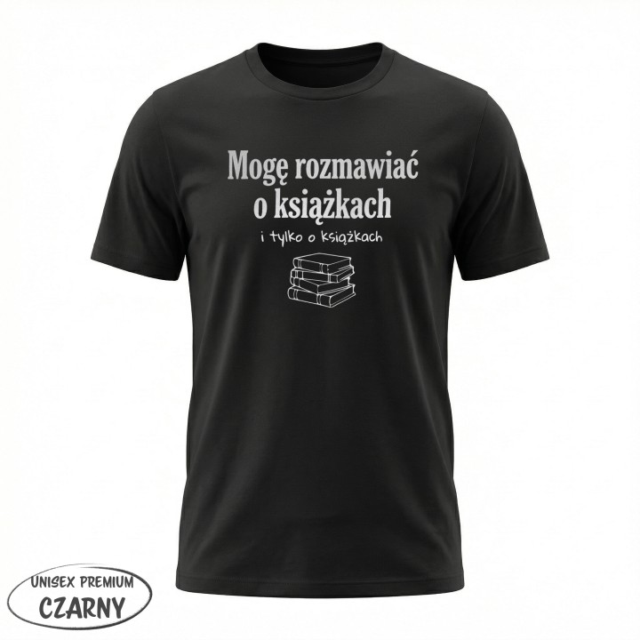 Koszulka - Mogę rozmawiać o książkach - Galeria - (25)_Stanely_Black