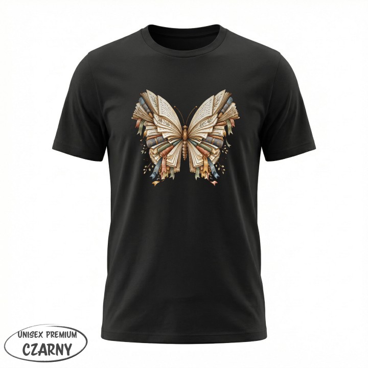 Koszulka dla czytelniczki - Motyl - Galeria - (25)_Stanely_Black