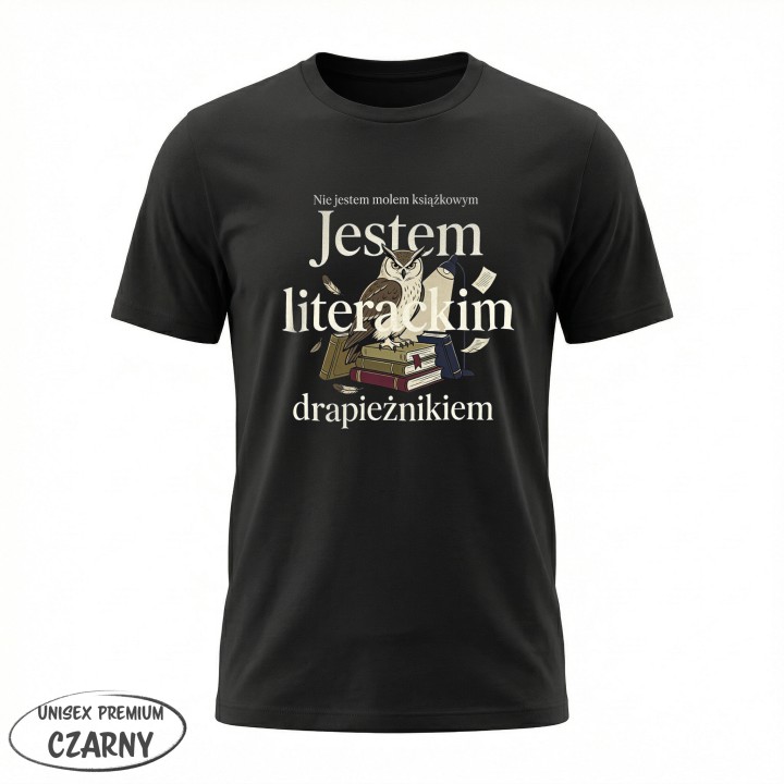 Koszulka dla czytelnika - Sowa Drapieżnik - Galeria - (25)_Stanely_Black