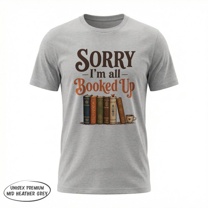 Koszulka - Sorry Im all Booked UP - Galeria - (38)_Stanley_Mid_Heather_Grey
