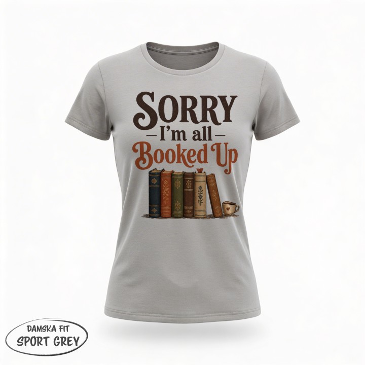 Koszulka - Sorry Im all Booked UP - Galeria - (07)_F190_LADY_SportGrey
