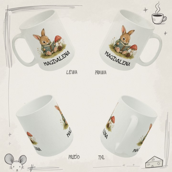 Kubek Personalizowany - Królik - Galeria - (B)_4Side_Grid