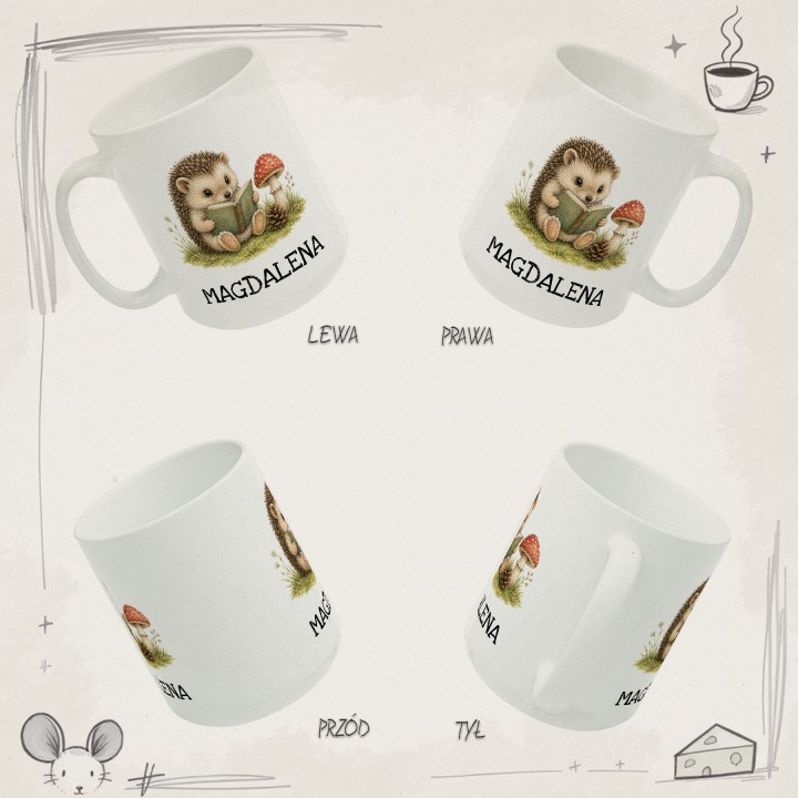 Kubek Personalizowany dla czytelnika - Jeżyk - Galeria - (B)_4Side_Grid