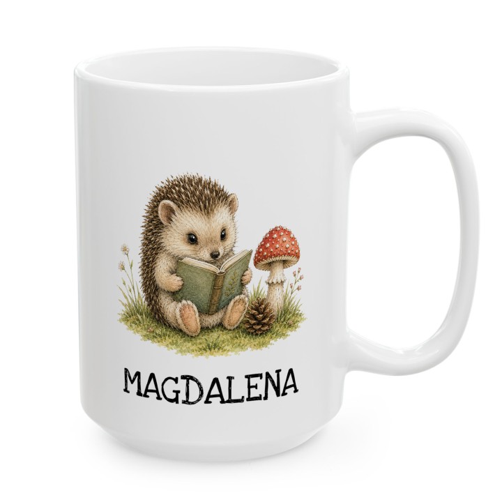Kubek Personalizowany dla czytelnika - Jeżyk - Main - (B)_1_Basic_White_15Oz