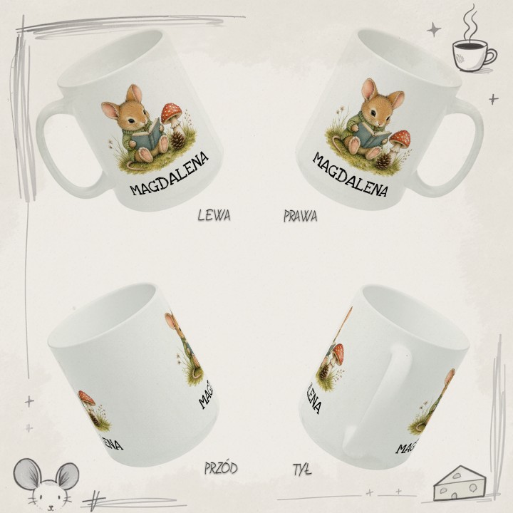 Kubek Personalizowany dla czytelnika - Myszka - Galeria - (B)_4Side_Grid