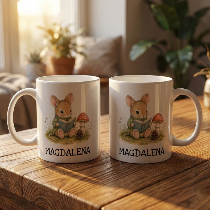 Kubek Personalizowany dla czytelnika - Myszka - Main - (B)_1_Basic-White_11Oz