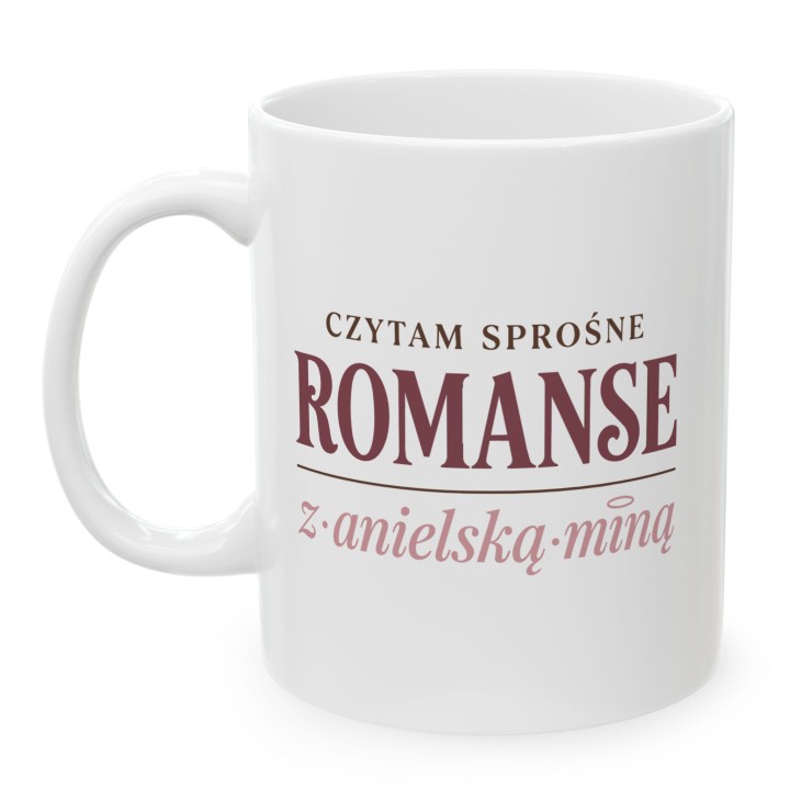 Kubek dla czytelniczki - Czytam romanse - Main - (B)_1_Basic-White_11Oz