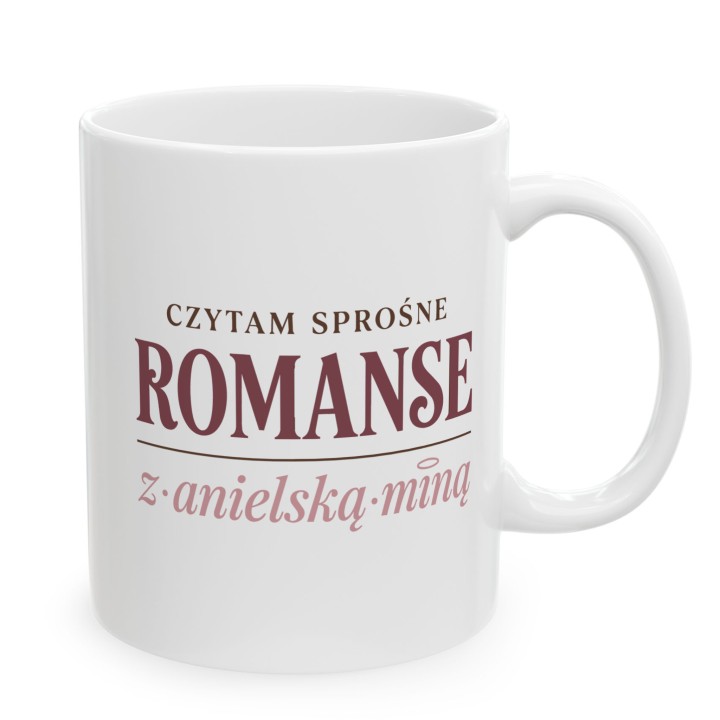 Kubek dla czytelniczki - Czytam romanse - Main - (B)_1_Basic-White_11Oz