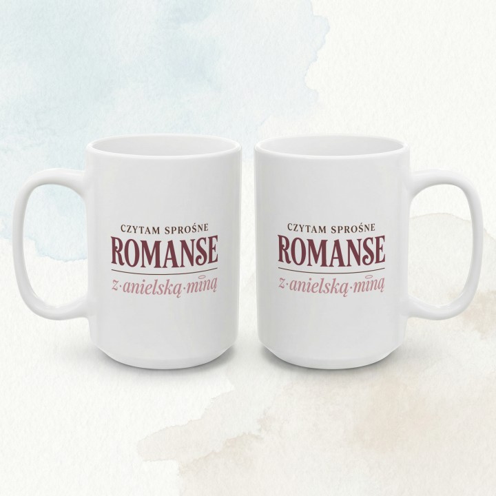Kubek dla czytelniczki - Czytam romanse - Main - (B)_1_Basic_White_15Oz