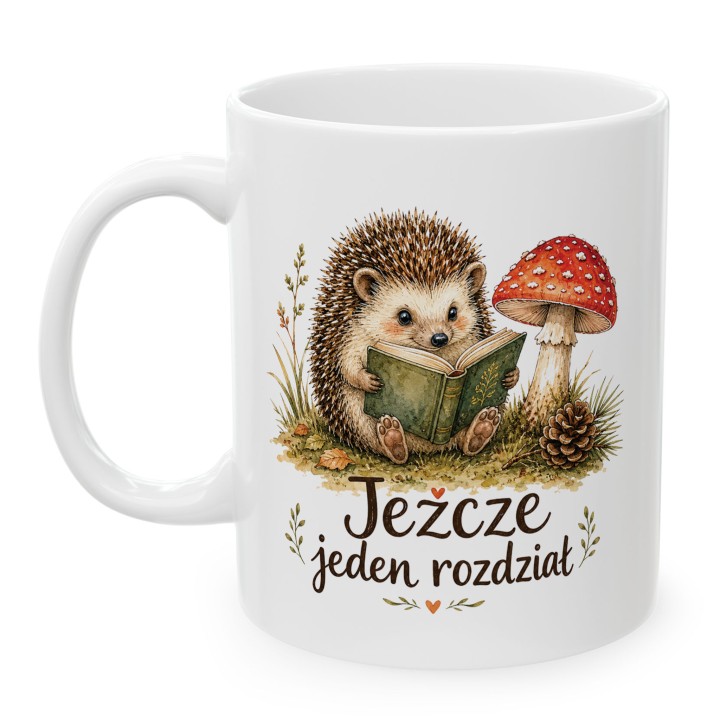 Kubek dla czytelnika z Jeżem - Jeżcze jeden rozdział - Main - (B)_1_Basic-White_11Oz