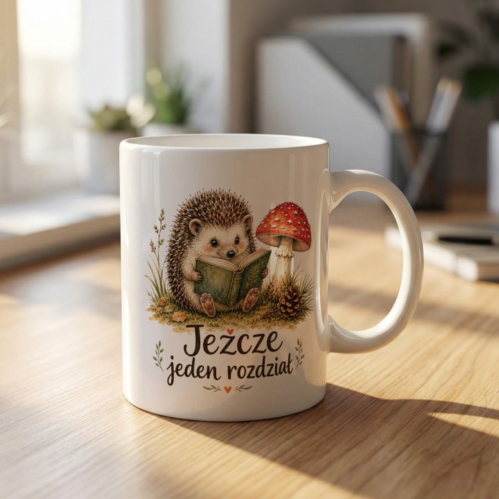 Kubek dla czytelnika z Jeżem - Jeżcze jeden rozdział - Main - (B)_1_Basic-White_11Oz