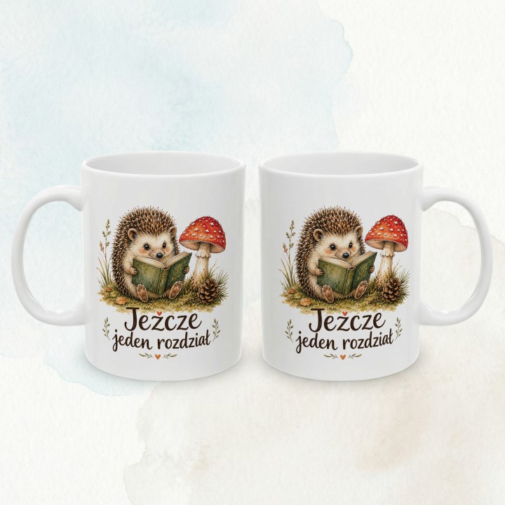 Kubek dla czytelnika z Jeżem - Jeżcze jeden rozdział - Main - (B)_1_Basic-White_11Oz