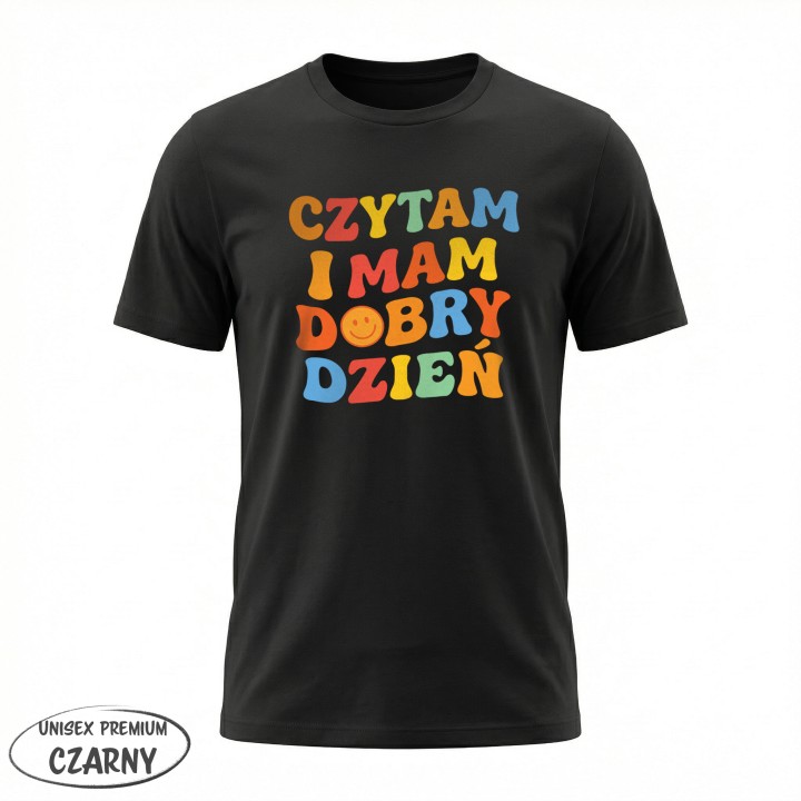 Koszulka - Czytam i mam dobry dzień - Galeria - (25)_Stanely_Black