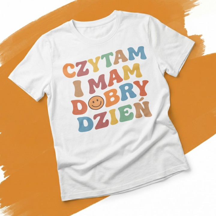 Koszulka - Czytam i mam dobry dzień - Galeria - (000)_Miniatury
