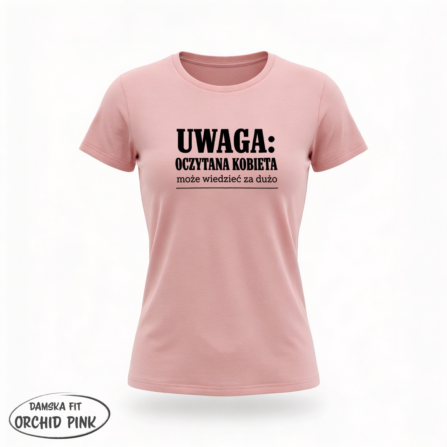 Koszulka - Uwaga oczytana kobieta - Galeria - (04)_F190_LADY_OrchidPink