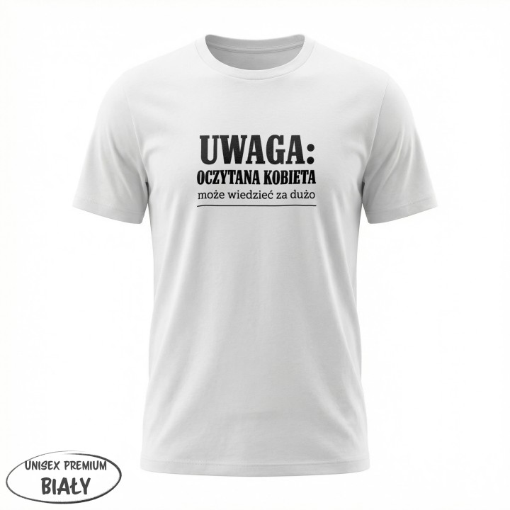 Koszulka - Uwaga oczytana kobieta - Galeria - (24)_Stanley_White