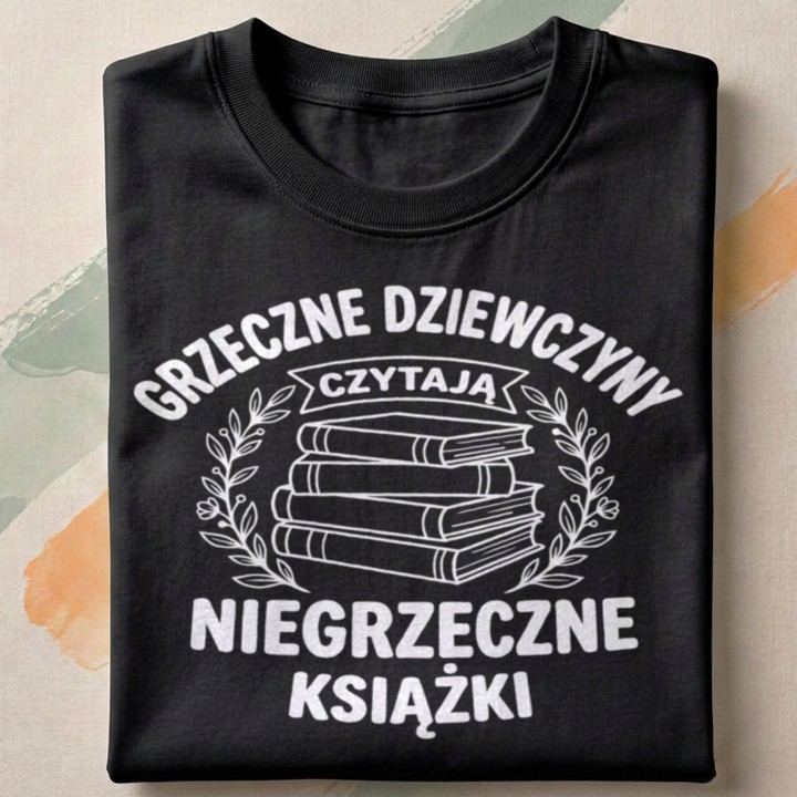 Koszulka - Grzeczna dziewczyny czytają niegrzeczne książki - Galeria - (000)_Miniatury