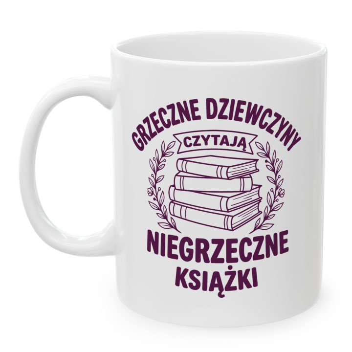 Kubek - Grzeczne dziewczyny czytają niegrzeczne książki - Main - (B)_1_Basic-White_11Oz