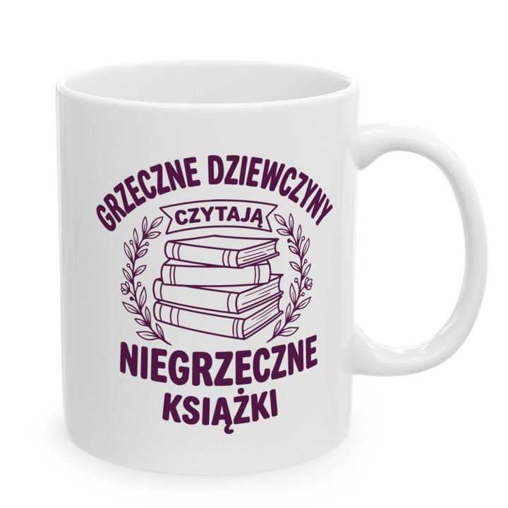 Kubek - Grzeczne dziewczyny czytają niegrzeczne książki - Main - (B)_1_Basic-White_11Oz