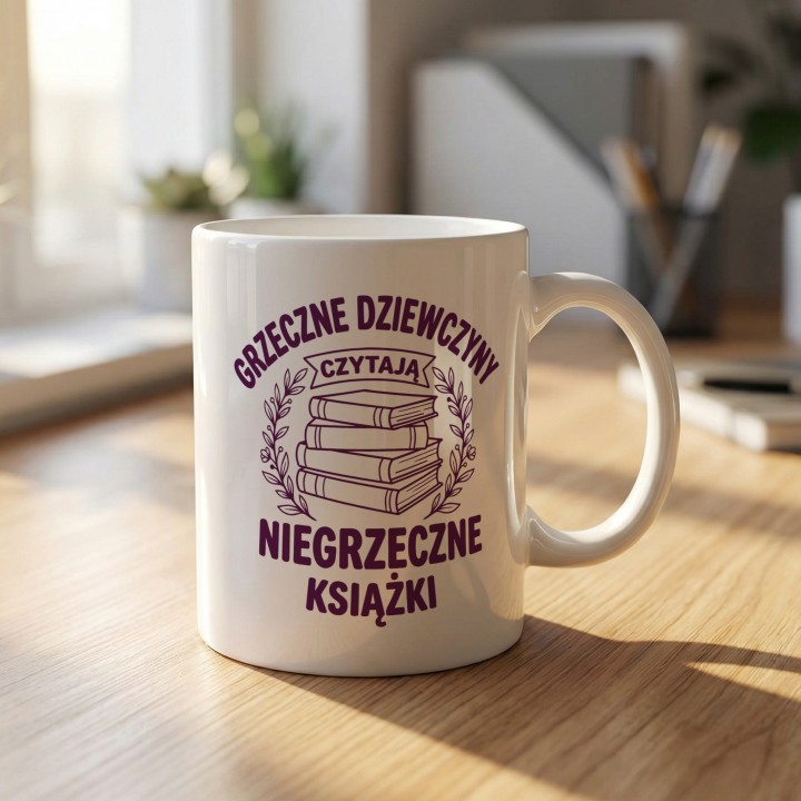 Kubek - Grzeczne dziewczyny czytają niegrzeczne książki - Main - (B)_1_Basic-White_11Oz