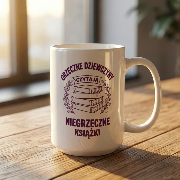 Kubek - Grzeczne dziewczyny czytają niegrzeczne książki - Main - (B)_1_Basic_White_15Oz
