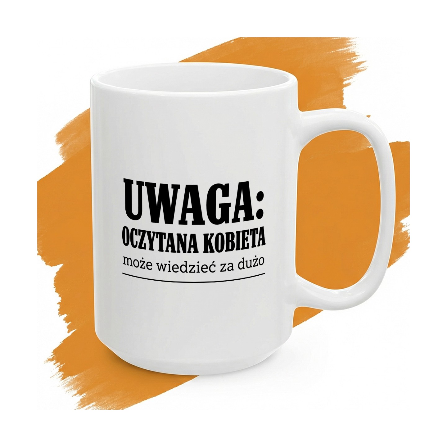 Kubek - Oczytana kobieta może wiedzieć za dużo - Cover - (B)_Basic_Miniatura_WW