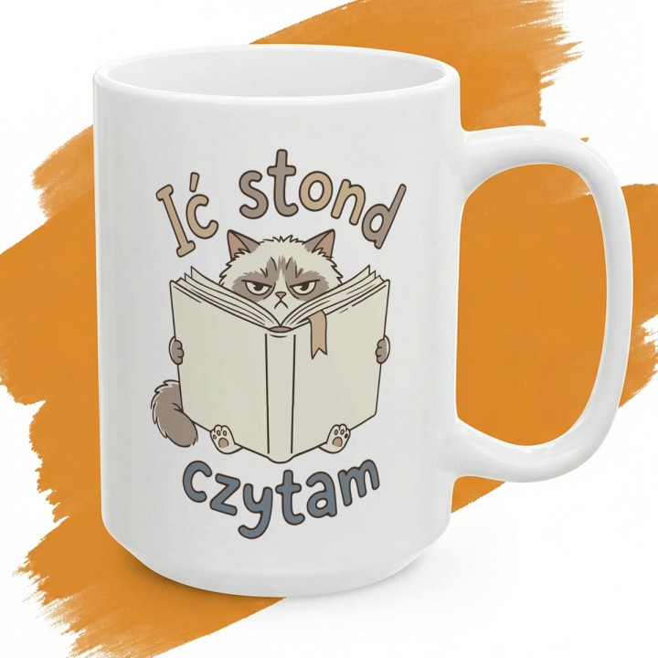 Kubek z kotem - Ić stant bo czytam - Cover - (B)_Basic_Miniatura_WW