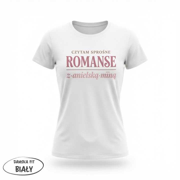Koszulka - Czytam sprośne romanse - Galeria - (01)_F190_LADY_White