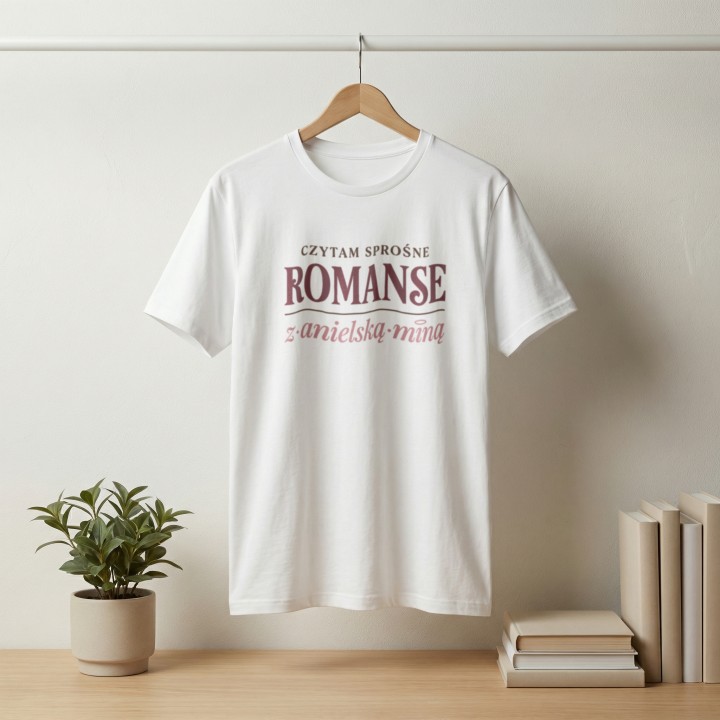 Koszulka - Czytam sprośne romanse - Galeria - (000_2)_UNI_WHITE