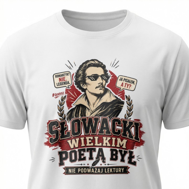 Koszulka - Słowacki Wielkim Poetą Był - Galeria - (000_2)_UNI_WHITE