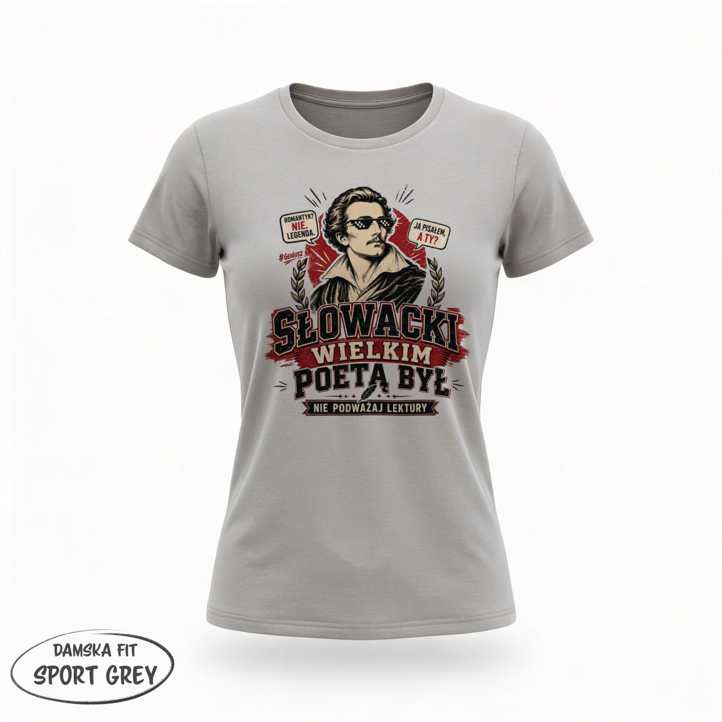 Koszulka - Słowacki Wielkim Poetą Był - Galeria - (07)_F190_LADY_SportGrey