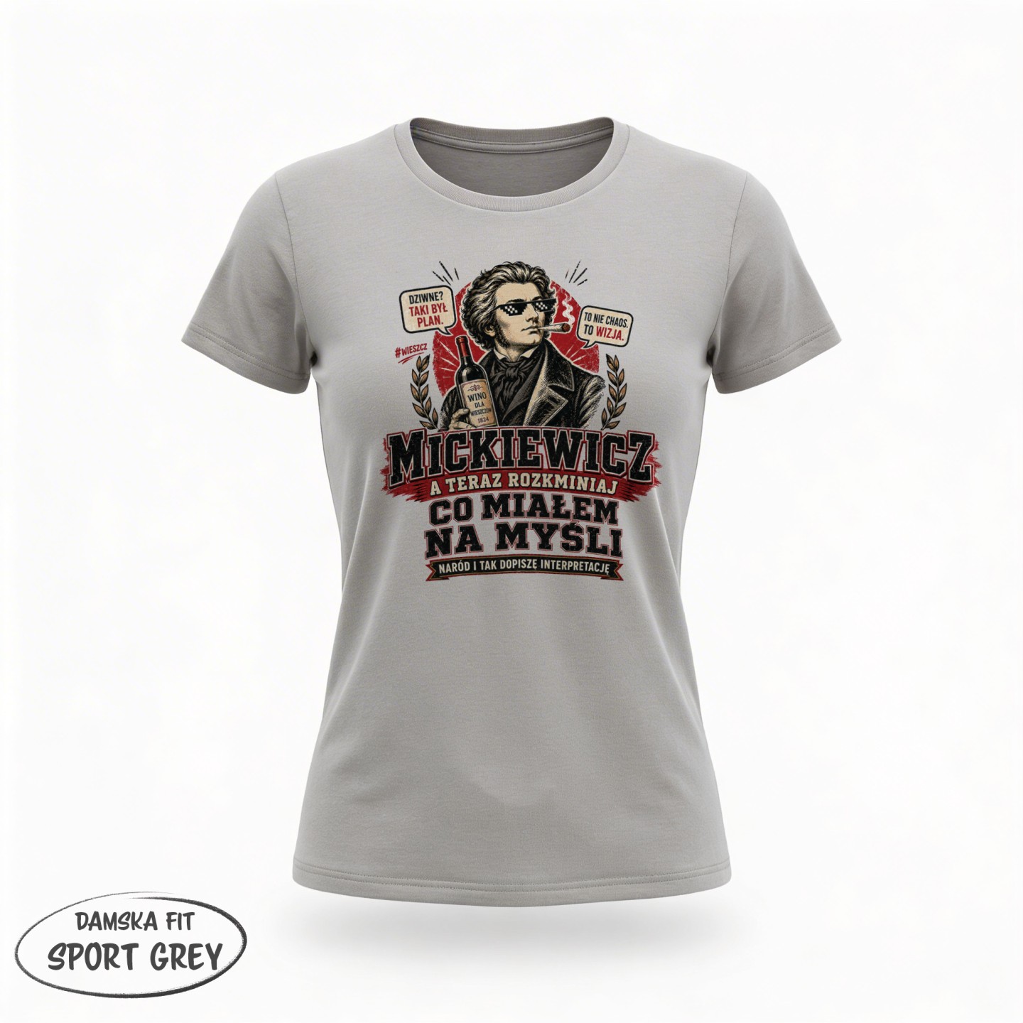 Koszulka - Mickiewicz - Co miał na myśli? - Galeria - (07)_F190_LADY_SportGrey