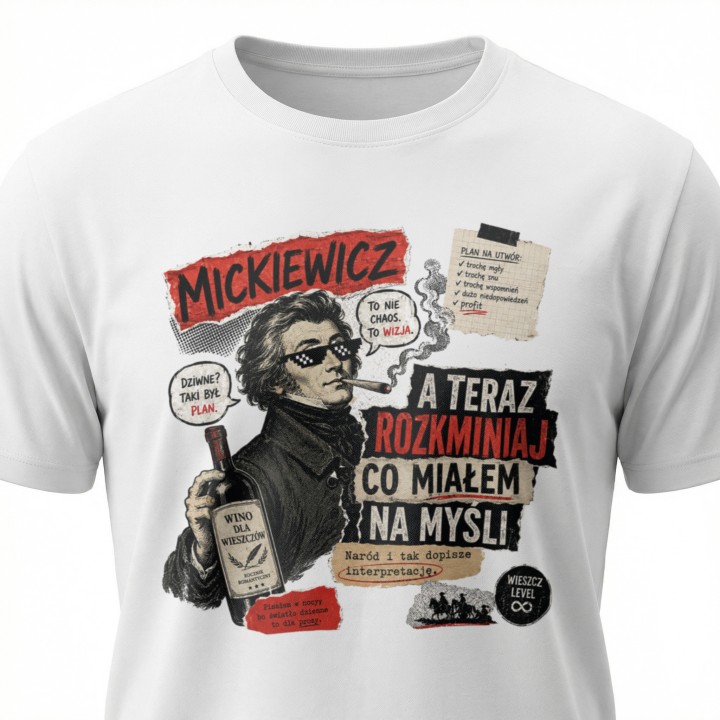 Koszulka - Mickiewicz, rozkminiaj - Galeria - (000_2)_UNI_WHITE