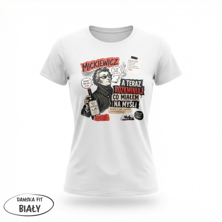 Koszulka - Mickiewicz, rozkminiaj - Galeria - (01)_F190_LADY_White