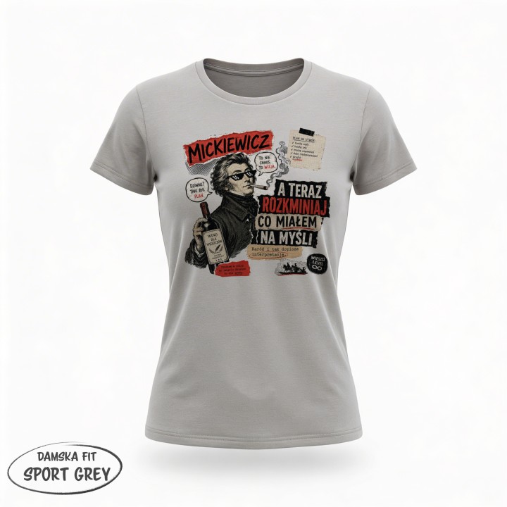 Koszulka - Mickiewicz, rozkminiaj - Galeria - (07)_F190_LADY_SportGrey