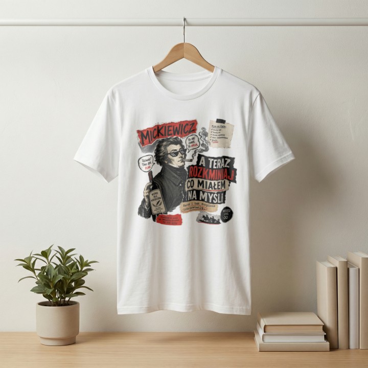 Koszulka - Mickiewicz, rozkminiaj - Galeria - (000_2)_UNI_WHITE