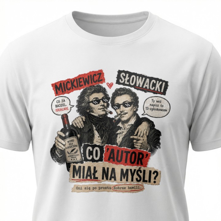 Koszulka - Mickiewicz i Słowacki - Rozkiniaj - Galeria - (000_2)_UNI_WHITE