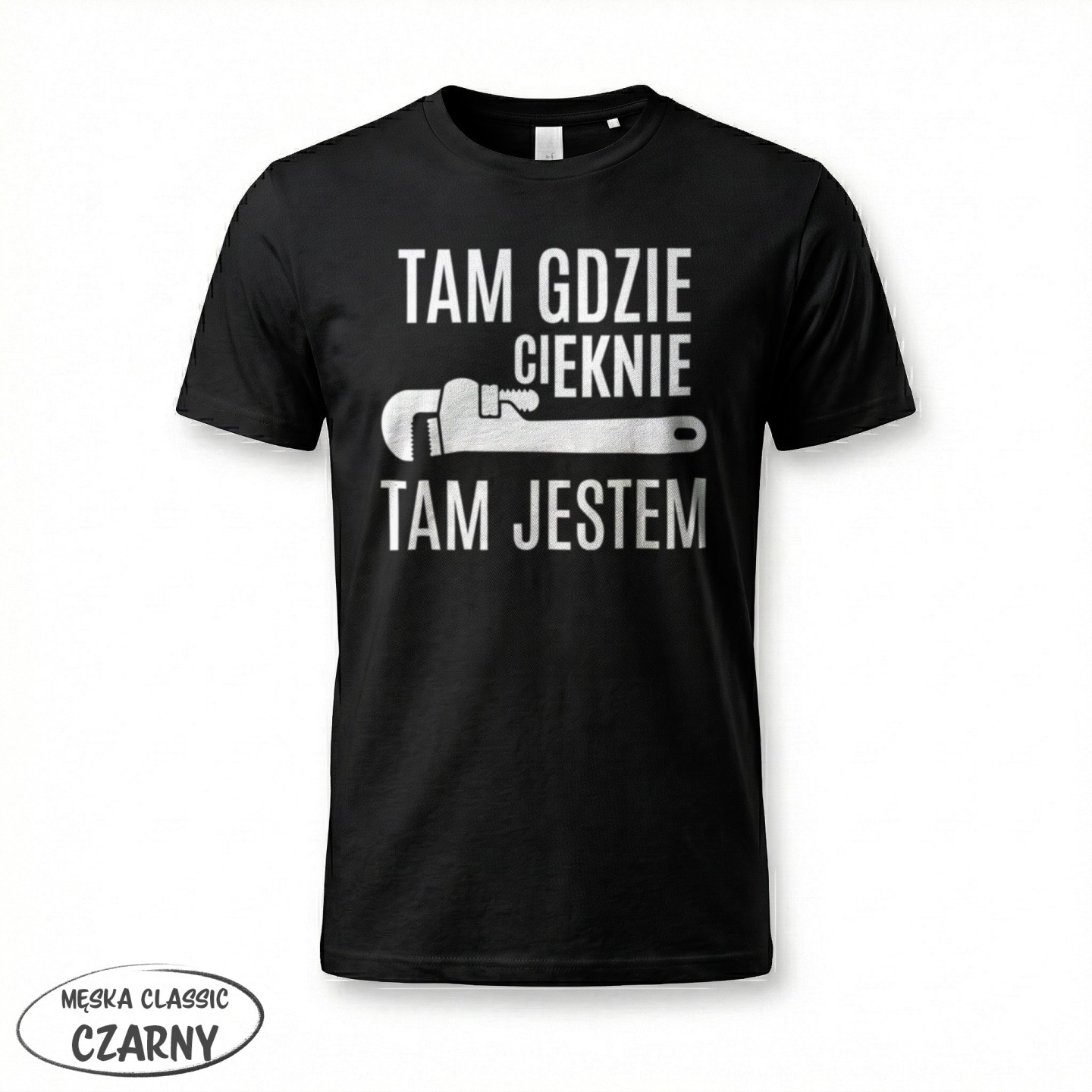 Koszulka dla hydraulika - Gdzie cieknie - Galeria - (12)_F190_MEN_Black